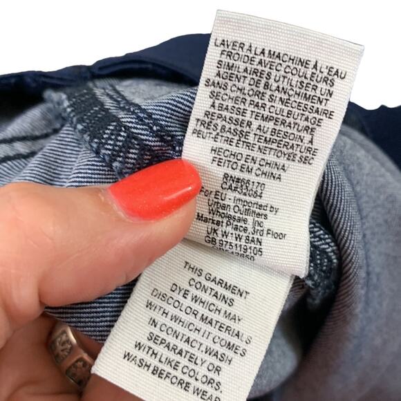 Free People Penny Pull On Flare Denim Jegging Jeans Stretch OB542650 Size 30 - Picture 5 of 8